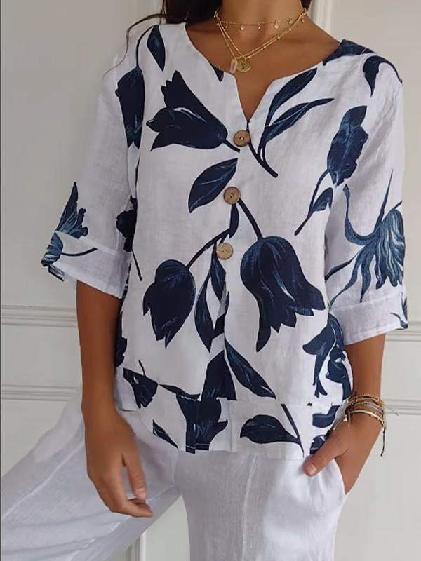 Megan - Casual Button-Up Shirt for Women
