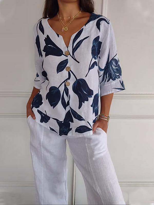 Megan - Casual Button-Up Shirt for Women