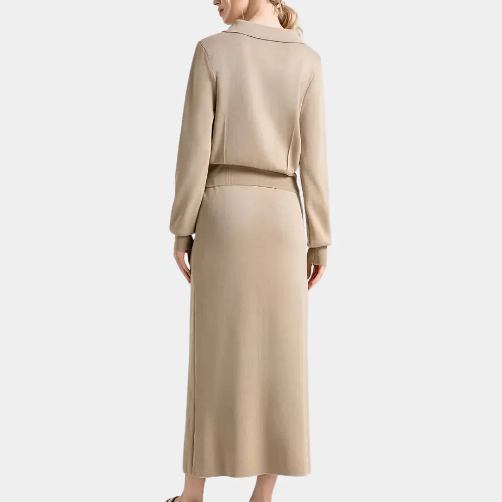 Eléna – Chic Viscose 2-Piece Women’s Set | Modern Elegance Meets Comfort