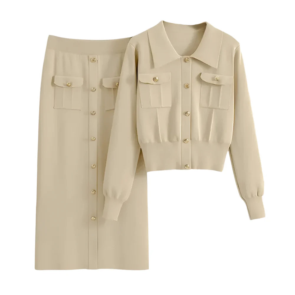 Eléna – Chic Viscose 2-Piece Women’s Set | Modern Elegance Meets Comfort
