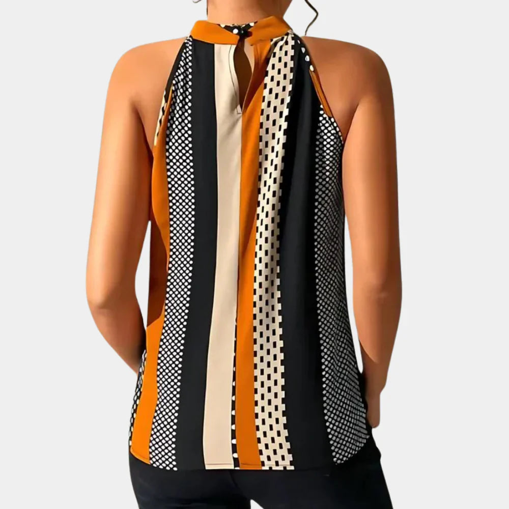 Giada – Women's Sleeveless Halter Top | Lightweight, Chic, and Perfect for Summer Days