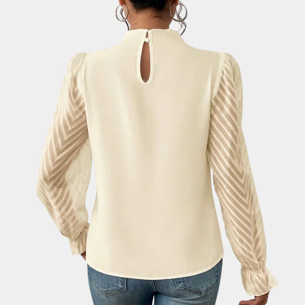 Giorgia – Women's Lightweight Long Sleeve Blouse for All-Day Elegance
