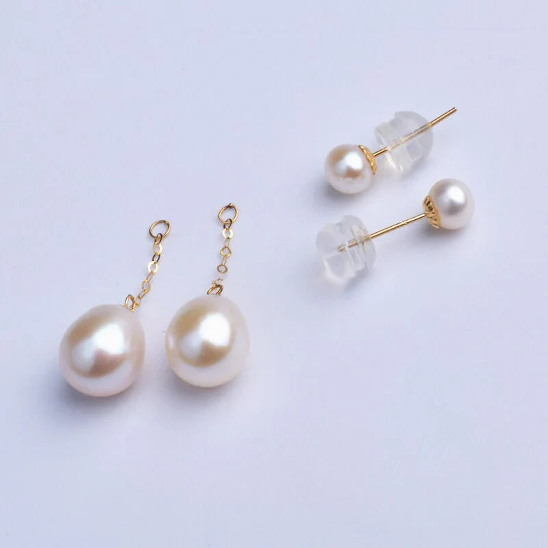 Giulia – Freshwater Pearl Drop Earrings | Elegant Charm for Day to Night