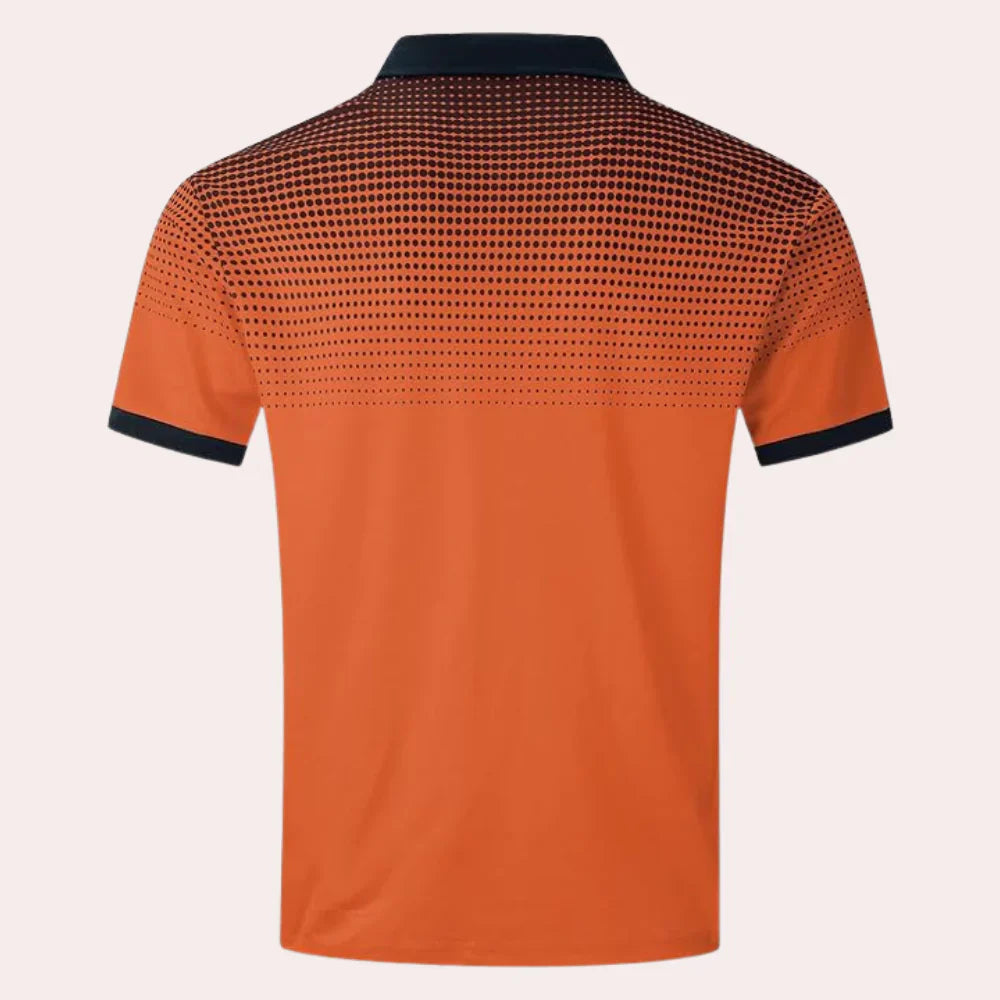 Lazaro – Men's Orange Polo Shirt | Bold, Casual Style for Everyday Comfort