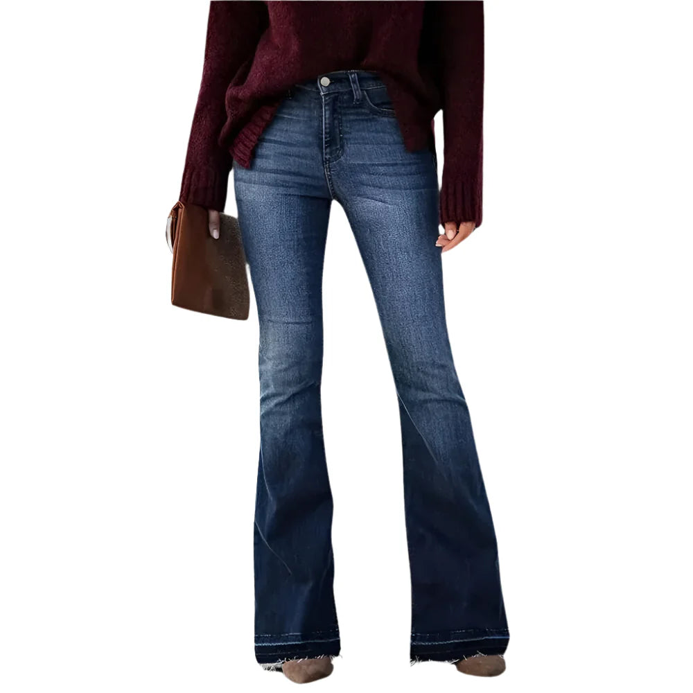 Léonie – Women’s Casual Flared Jeans | Sculpting Fit and Effortless Elegance