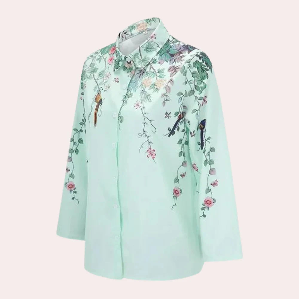 Viola – Lightweight Floral Blouse for Women | Elegant Fit for Spring & Summer Days