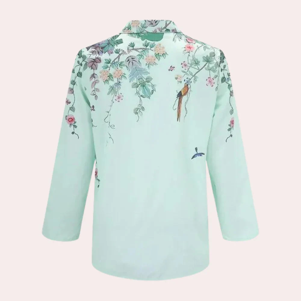 Viola – Lightweight Floral Blouse for Women | Elegant Fit for Spring & Summer Days