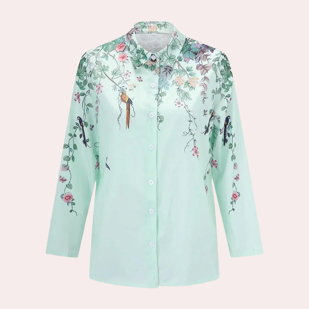Viola – Lightweight Floral Blouse for Women | Elegant Fit for Spring & Summer Days