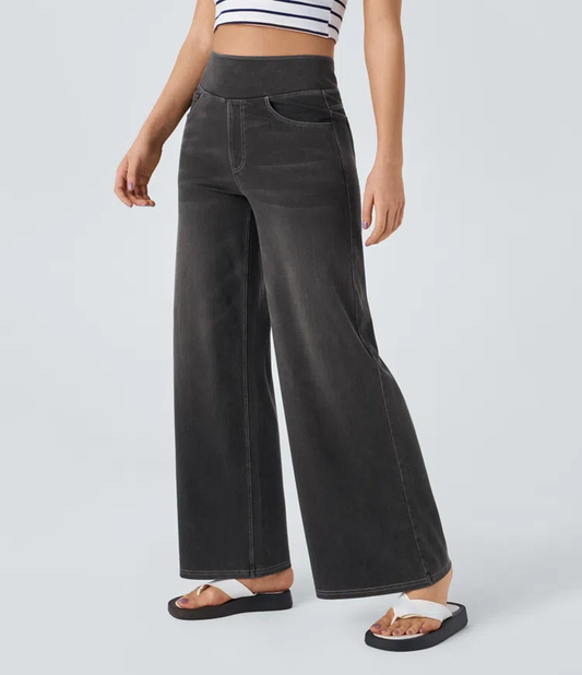 SOLÈNE - Relaxed Fit Wide-Leg Jeans