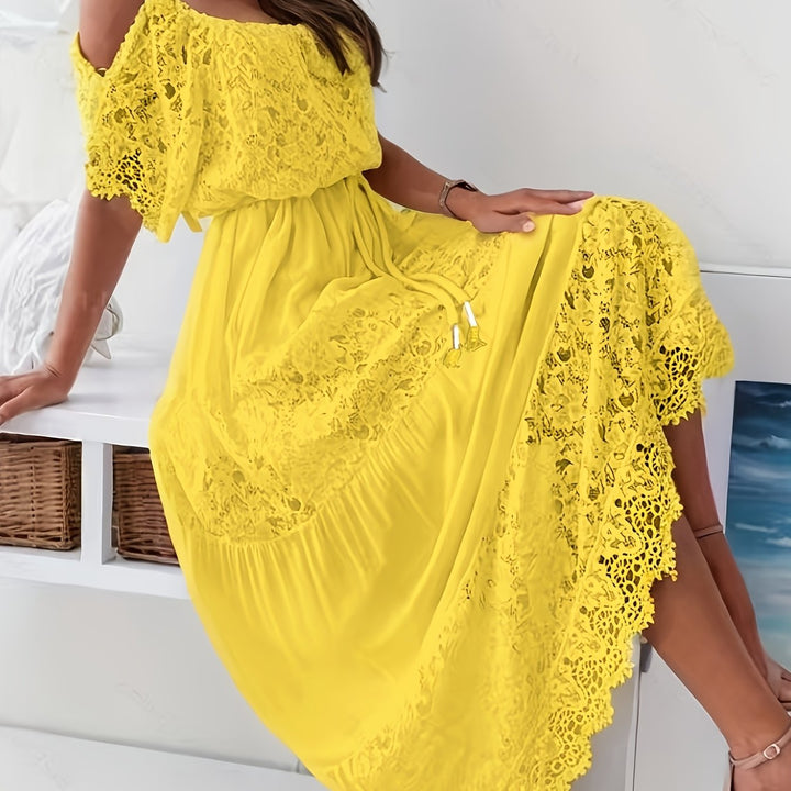 Alice™ | Ruffled Off-Shoulder Dress
