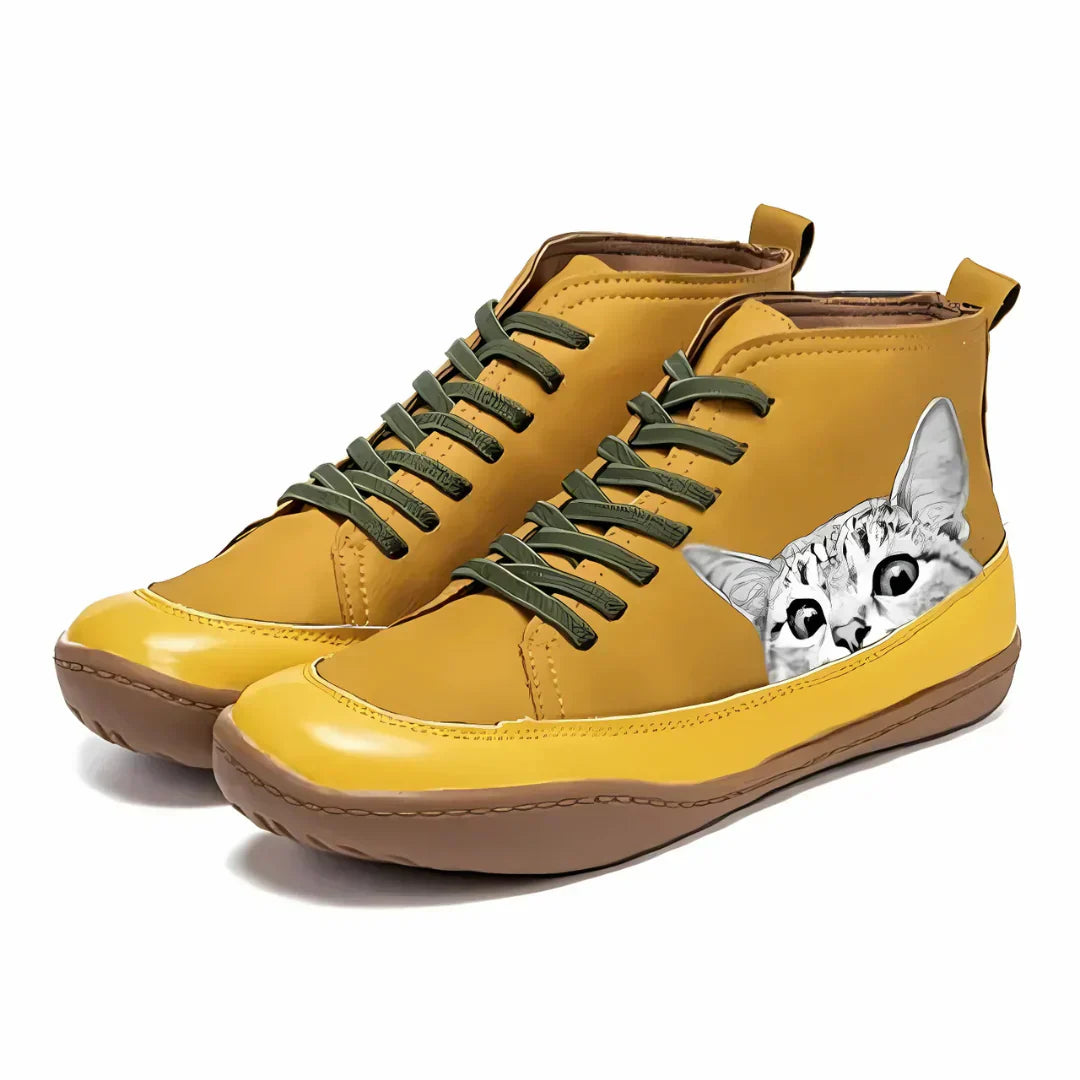 Felinite | Cat Lover's Ankle Boots