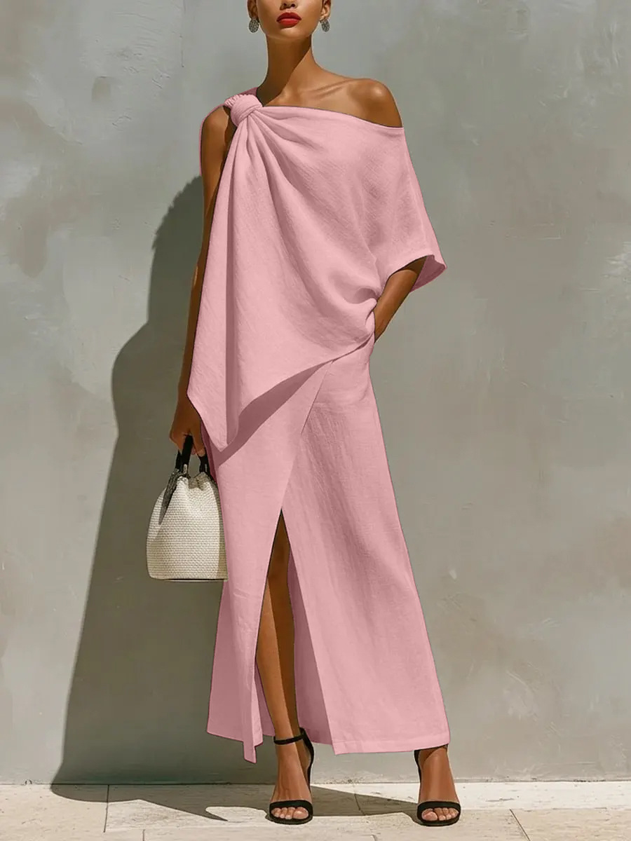 Celina™ | Elegant One-Shoulder Resort Set