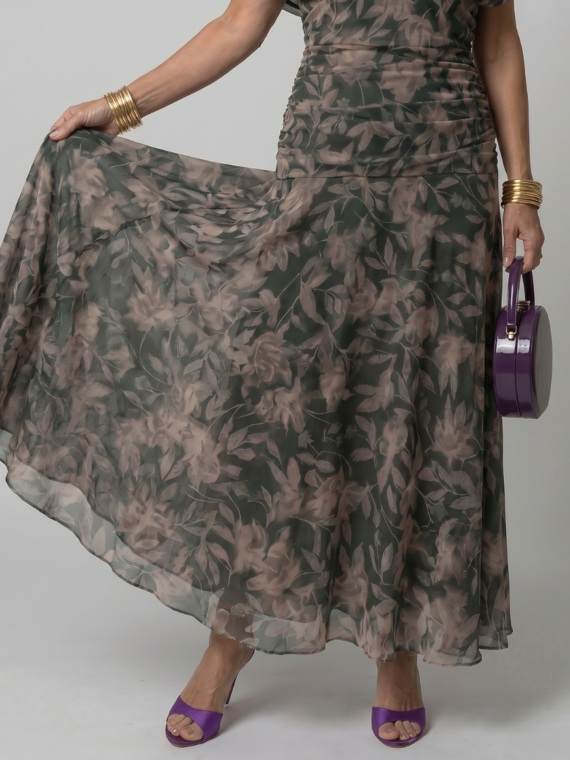 Beatrix | Off Shoulder Flow Midi Dress