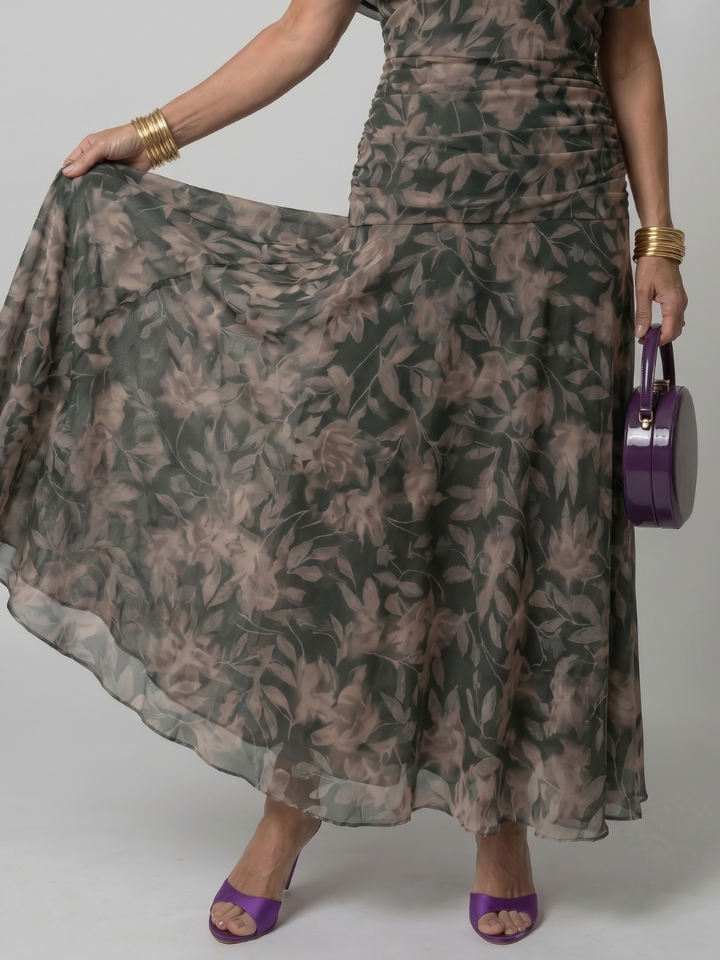 Beatrix | Off Shoulder Flow Midi Dress