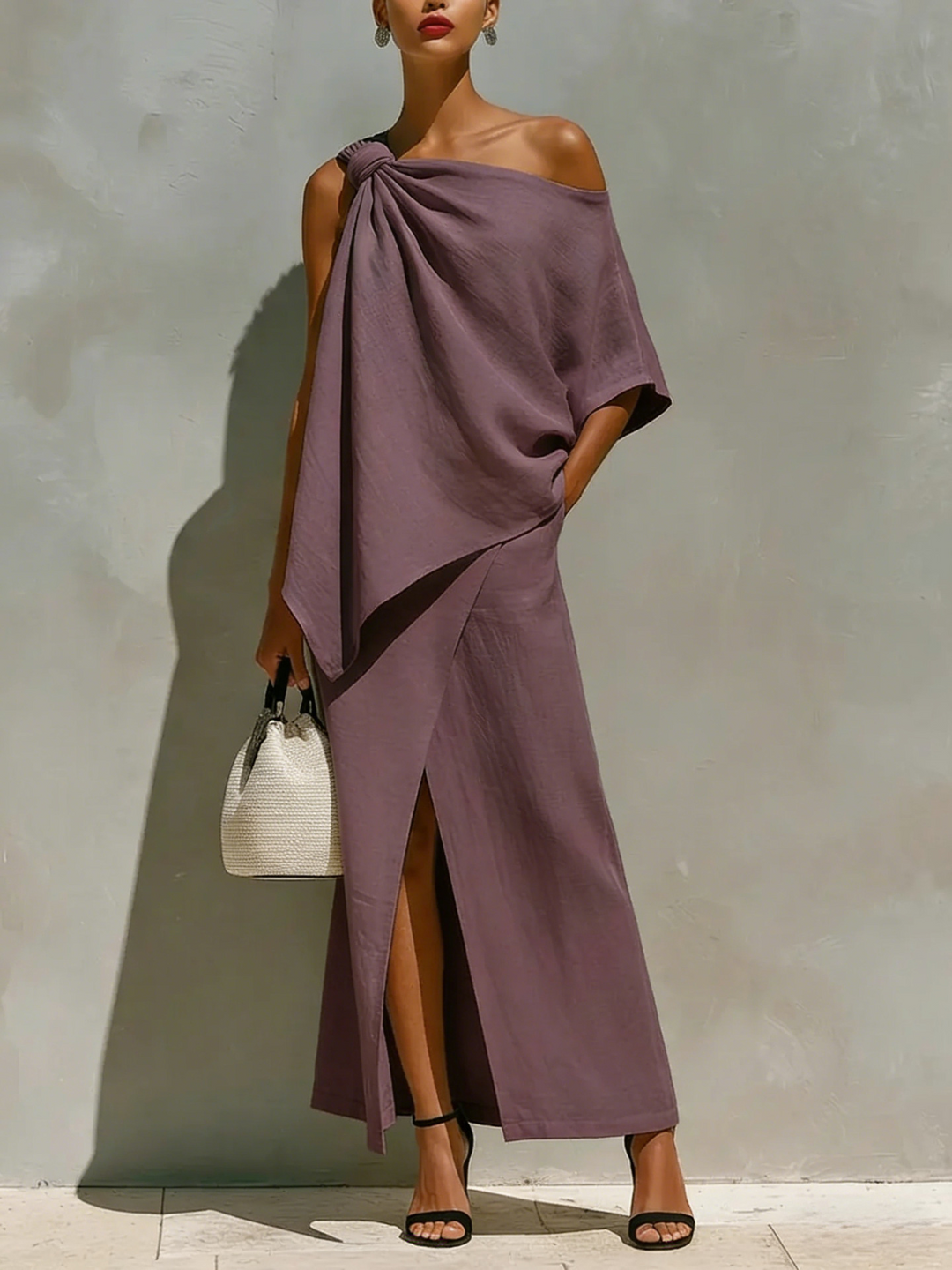 Celina™ | Elegant One-Shoulder Resort Set