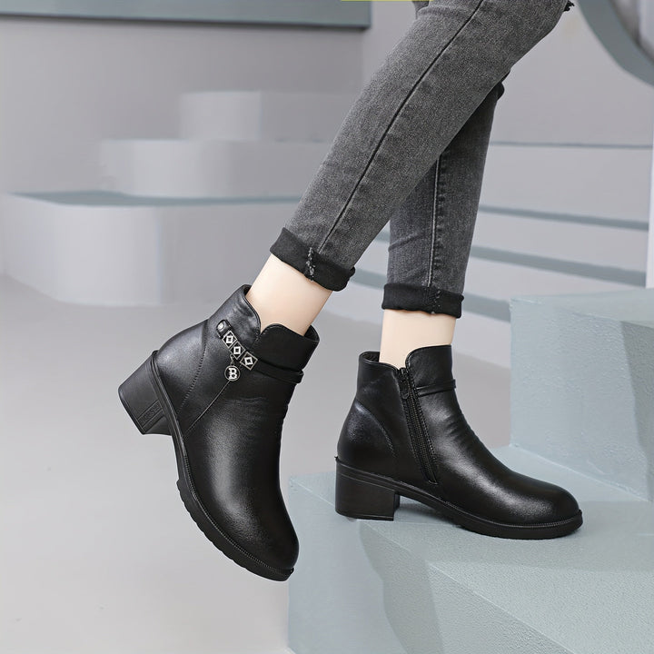 Noémie – Cozy Winter Ankle Boots
