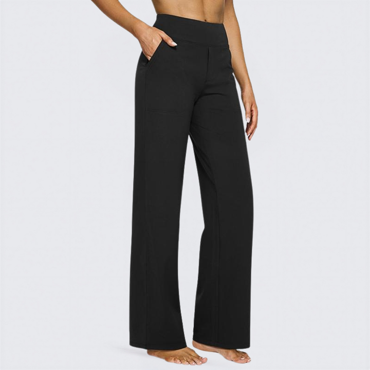 WHITNEY - Comfortable High-Waist Wide Leg Pants for Yoga and Outdoor Fun