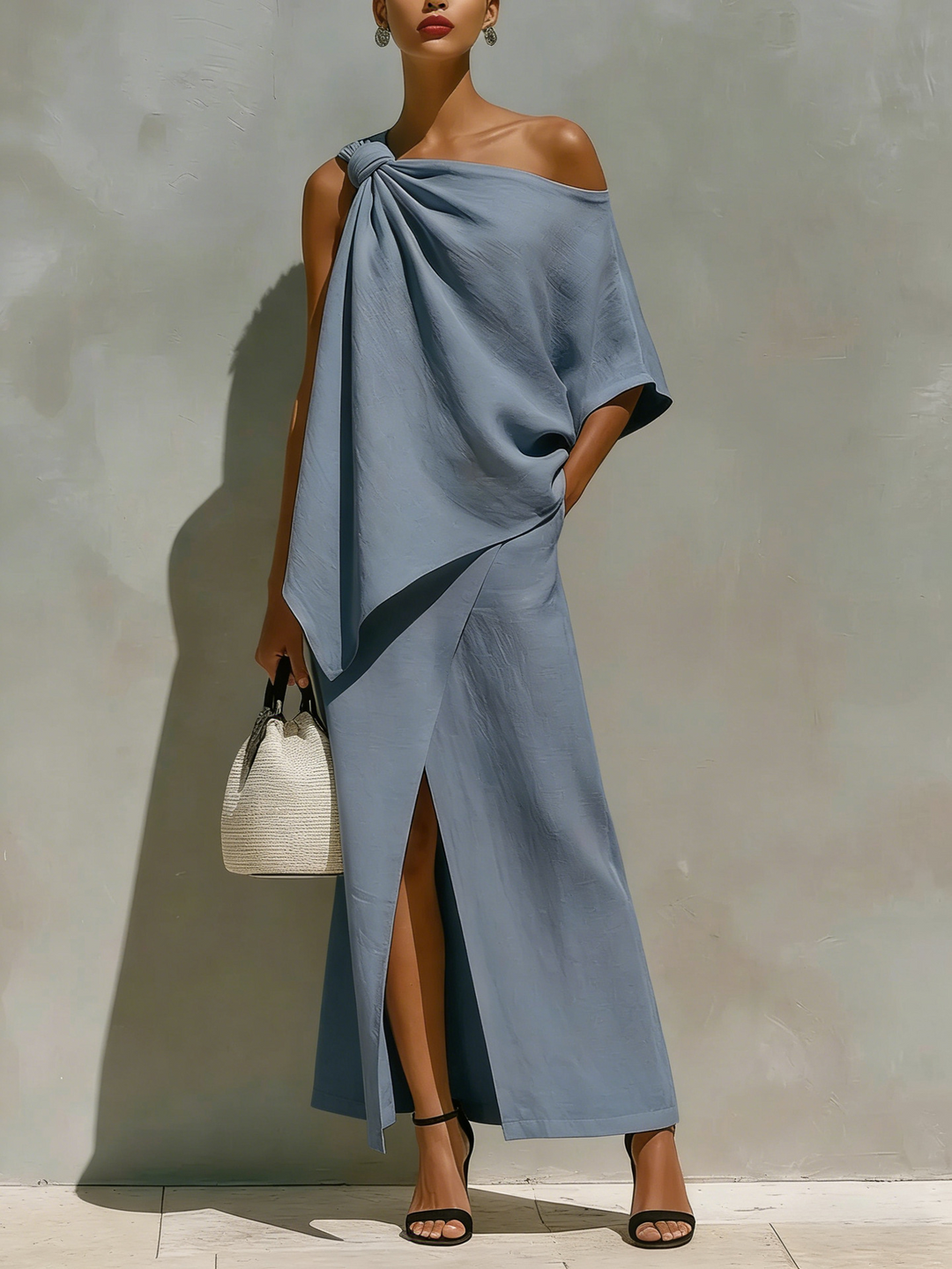 Celina™ | Elegant One-Shoulder Resort Set