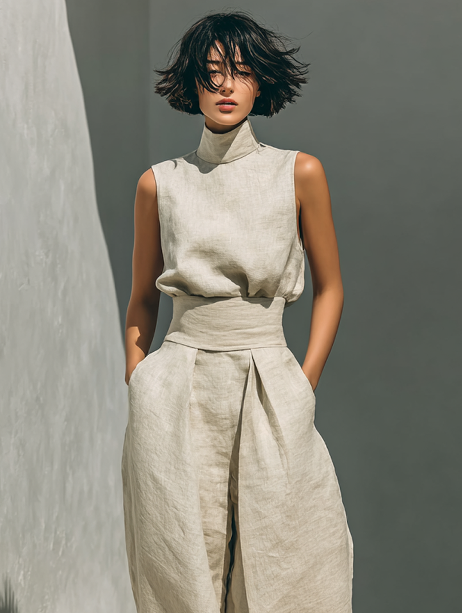 Sienna™ - Linen Blend Two-Piece Set