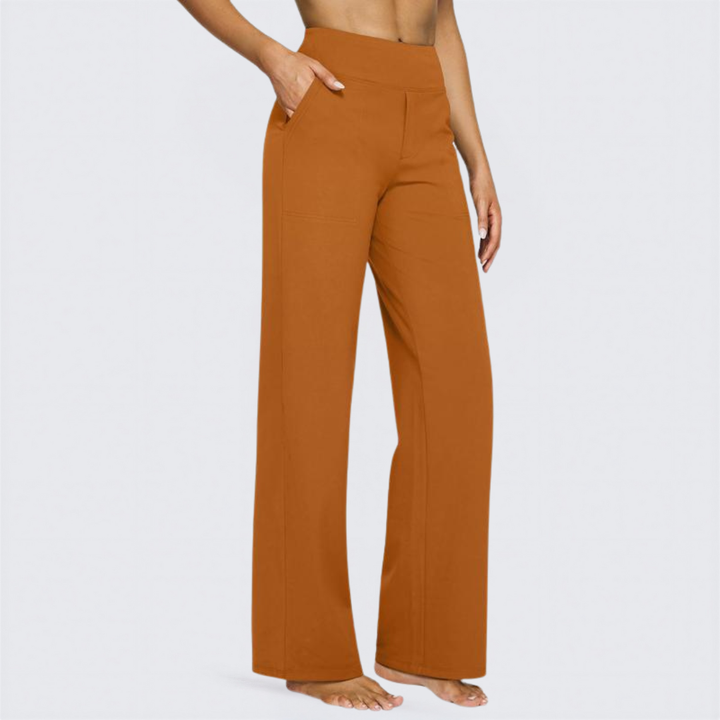 WHITNEY - Comfortable High-Waist Wide Leg Pants for Yoga and Outdoor Fun