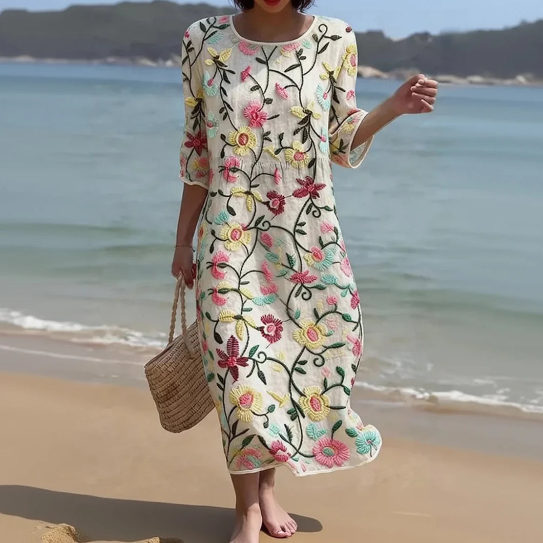 Harriet™ | Embroidered Summer Dress