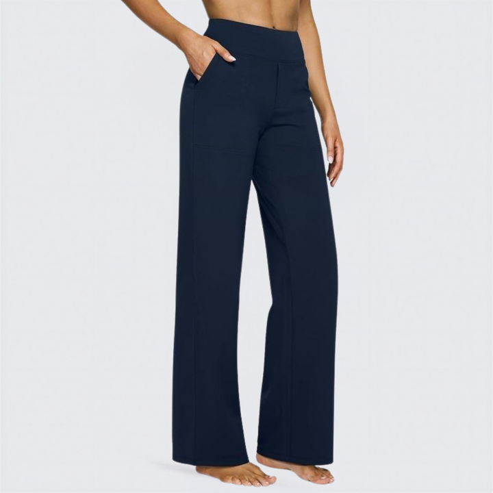 WHITNEY - Comfortable High-Waist Wide Leg Pants for Yoga and Outdoor Fun
