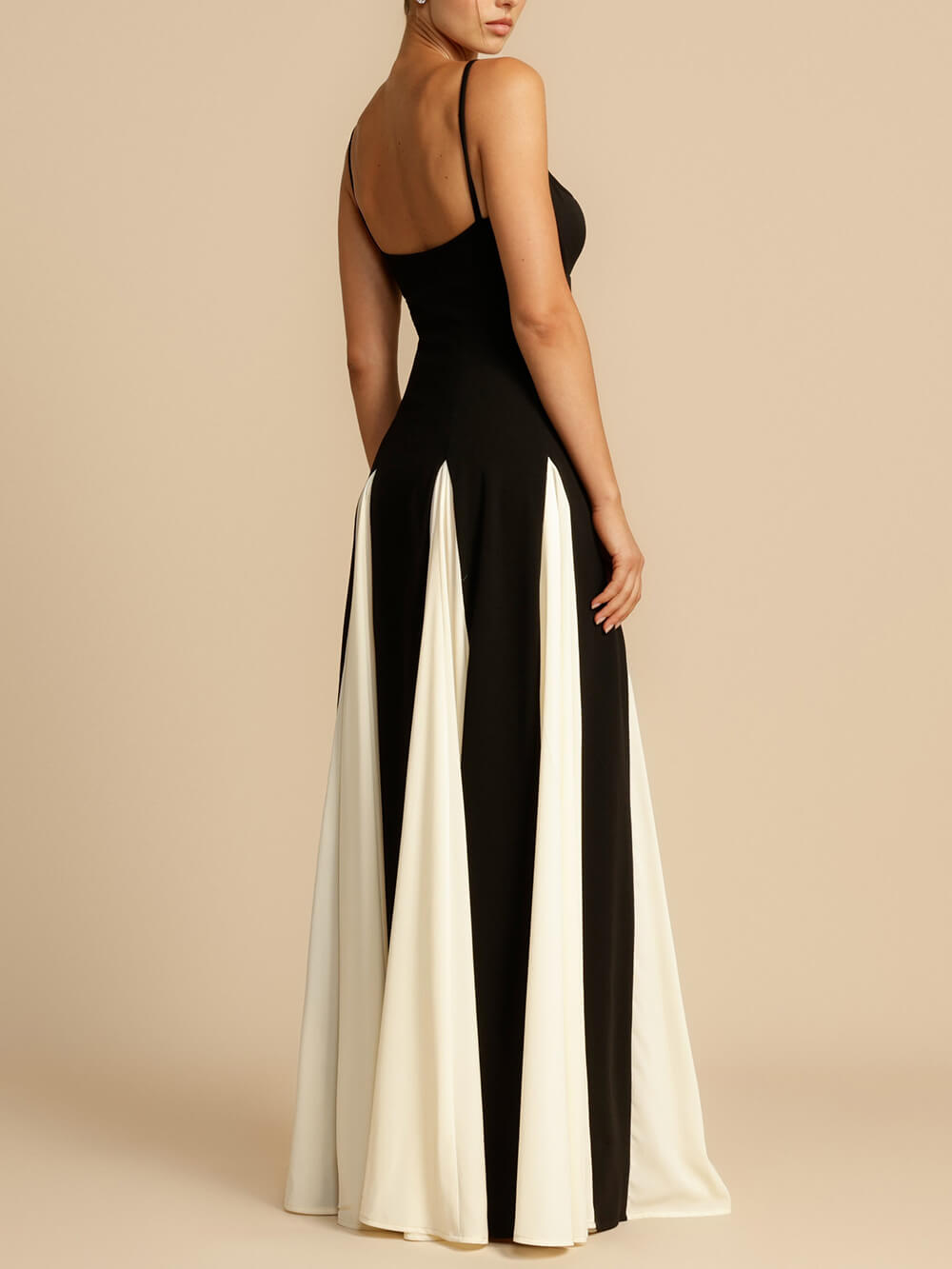 Clara™ Elegance Panelled Tulle A-line Slip Maxi Dress