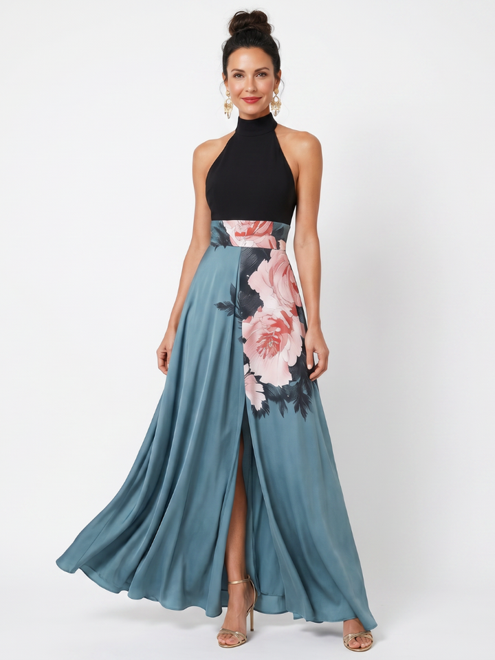 Fiorella™ | Graceful Floral Maxi Dress