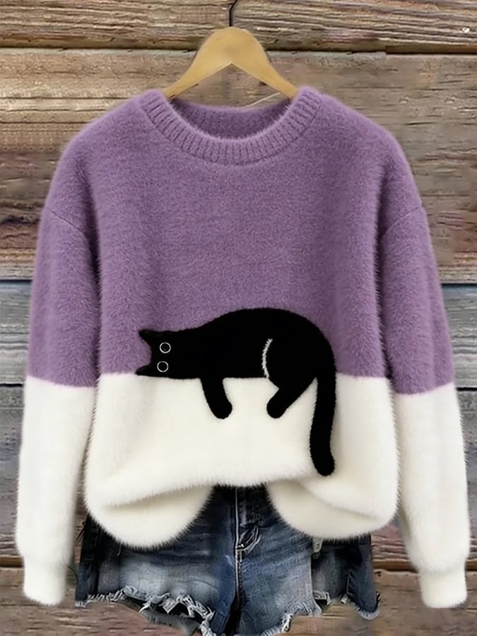 Margie – Cosy Cat Sweatershirt
