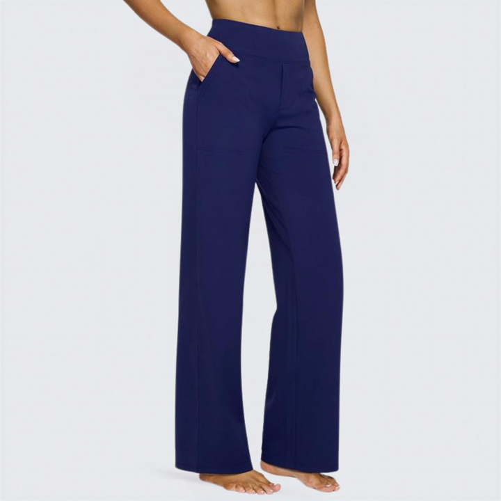 WHITNEY - Comfortable High-Waist Wide Leg Pants for Yoga and Outdoor Fun
