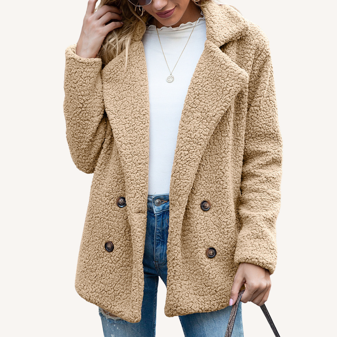 Lucy™ | Elegant Faux Fur Teddy Coat