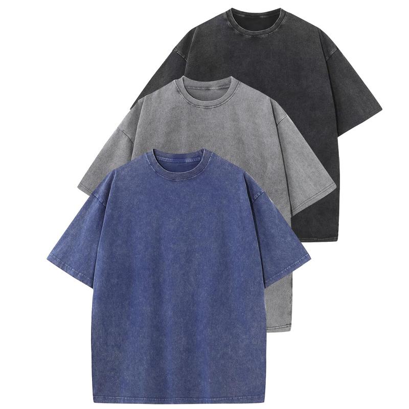 HOLLIE - Casual Crew Neck Loose Fit T-Shirt (3-Pack)