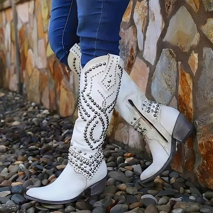 Everly | Knee-High Western Boots