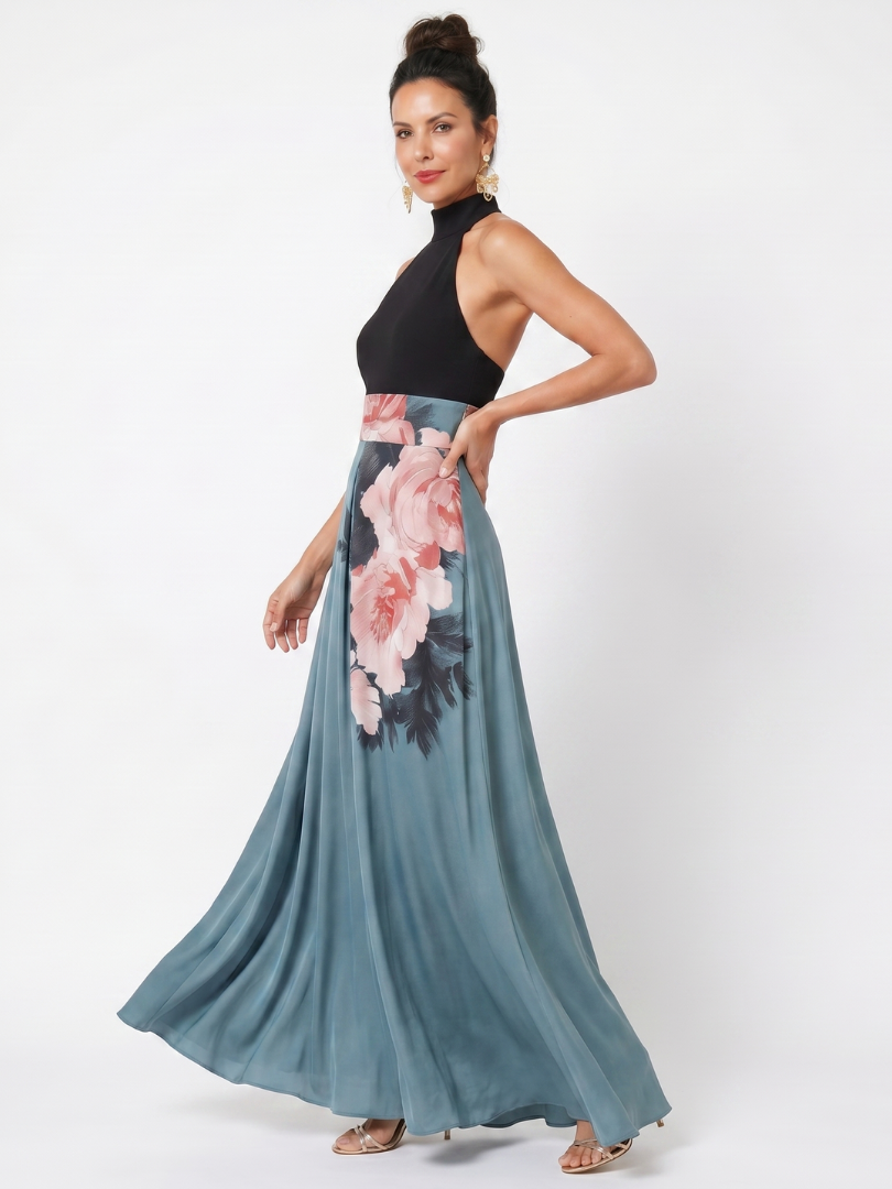 Fiorella™ | Graceful Floral Maxi Dress