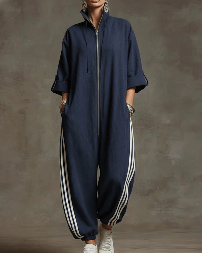 Skylar | Zip Front Jumpsuit