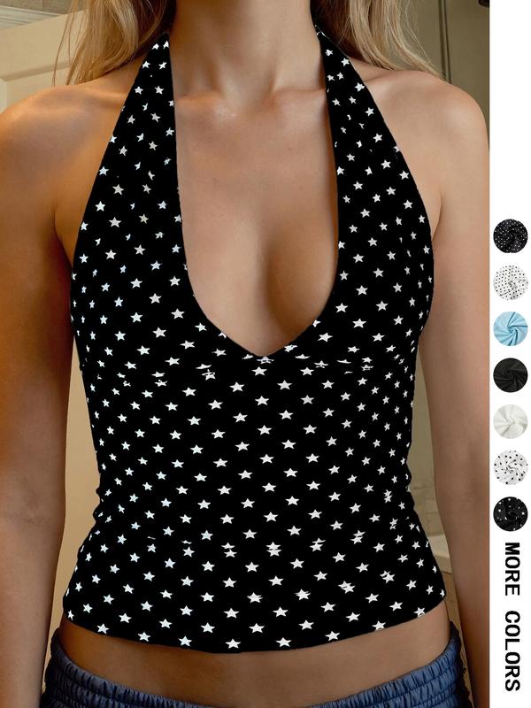 MULAC - Casual Halter Neck Sleeveless Top