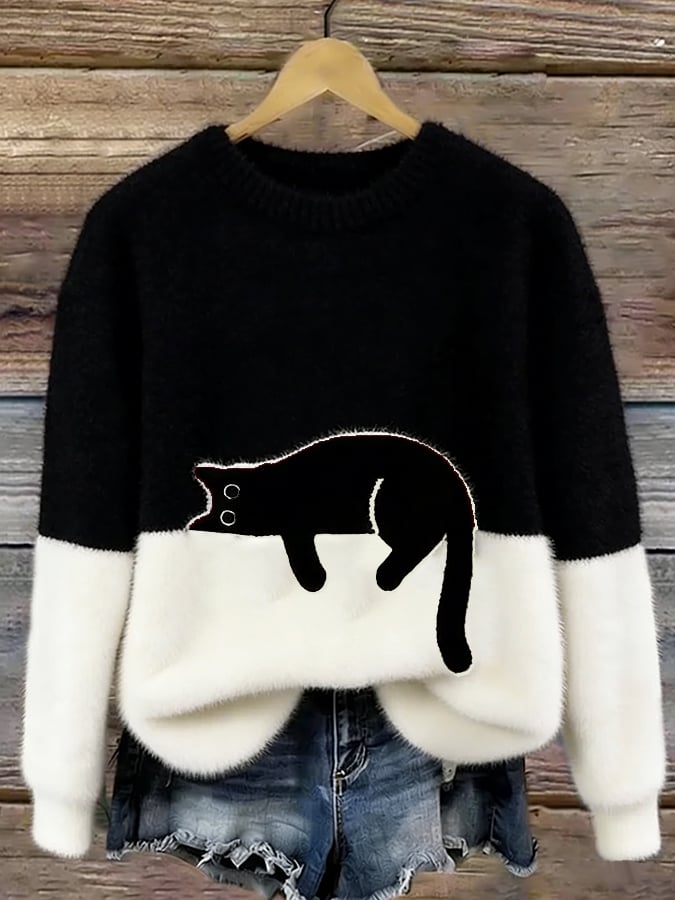 Margie – Cosy Cat Sweatershirt