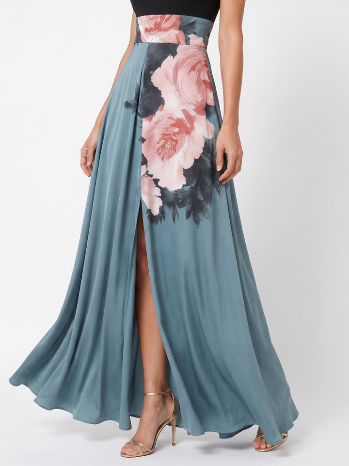 Fiorella™ | Graceful Floral Maxi Dress