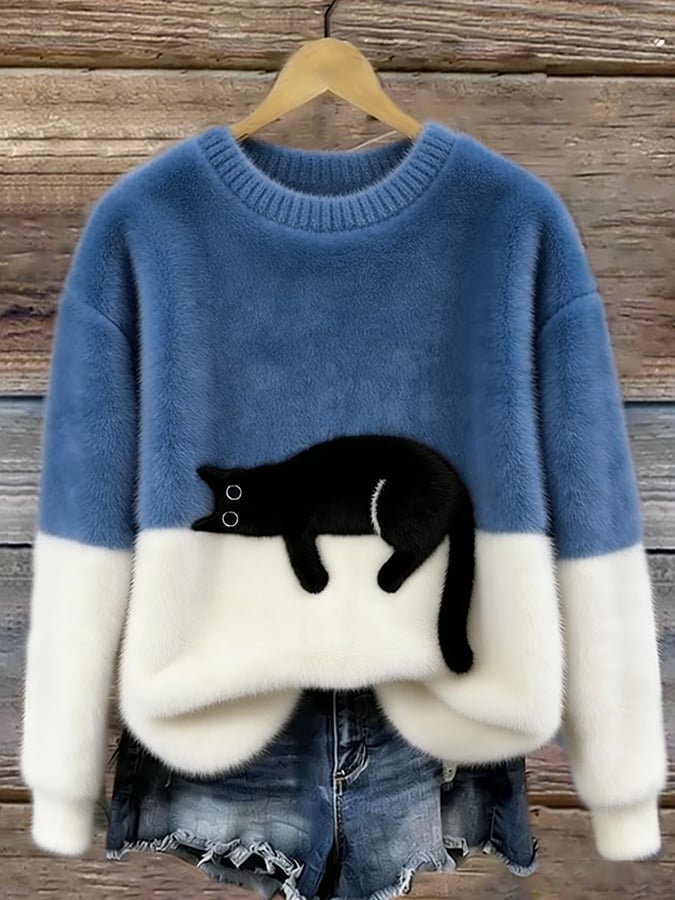 Margie – Cosy Cat Sweatershirt