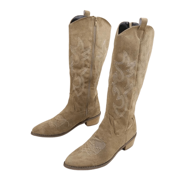 Yellow Charm Ankle Boots