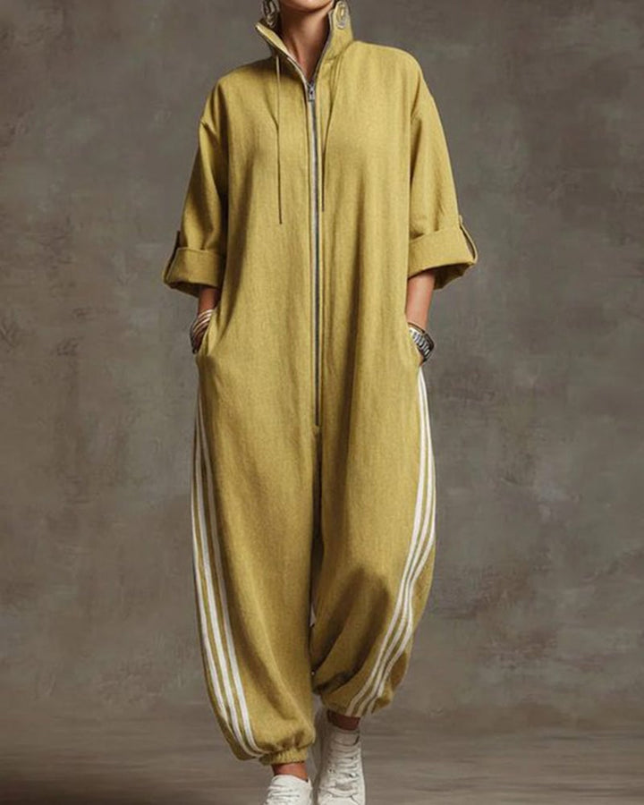 Skylar | Zip Front Jumpsuit