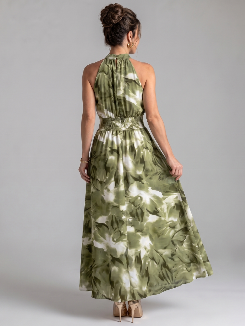 Elowen™ | Elegant Botanical Midi Dress