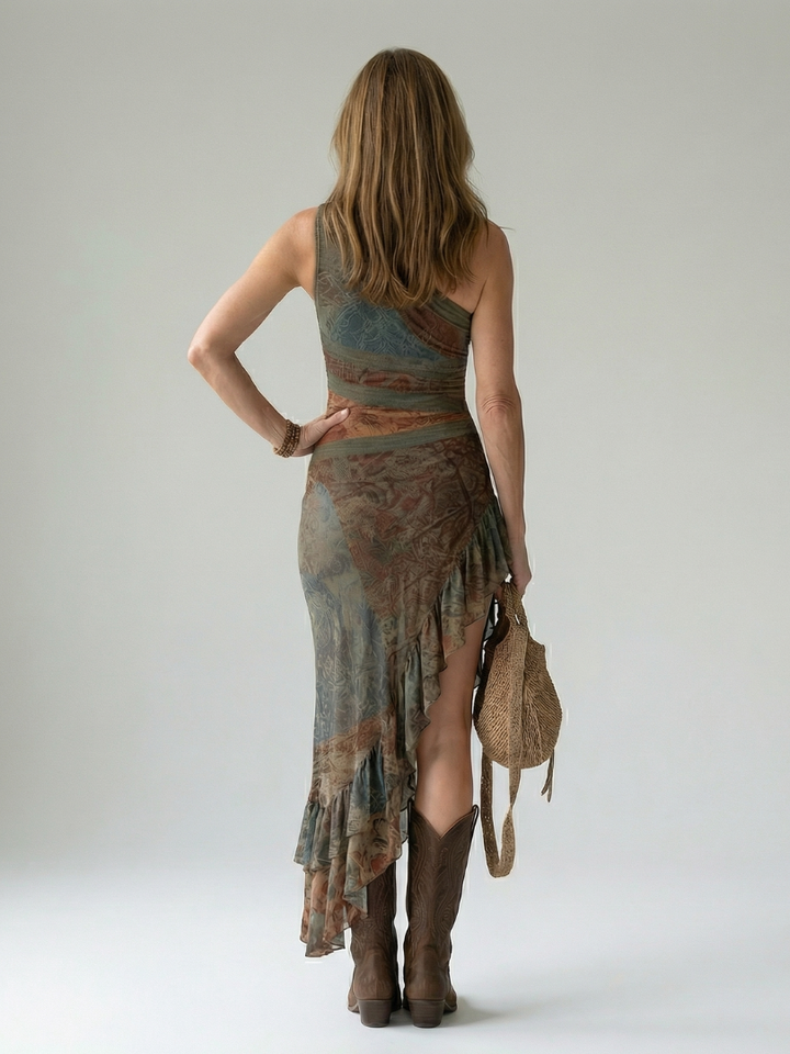 Cordelia™ | Luxe Draped Midi Dress