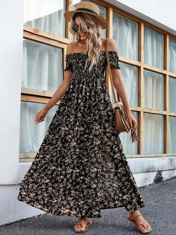 Elsie™ | Vintage Ruffle Maxi Dress
