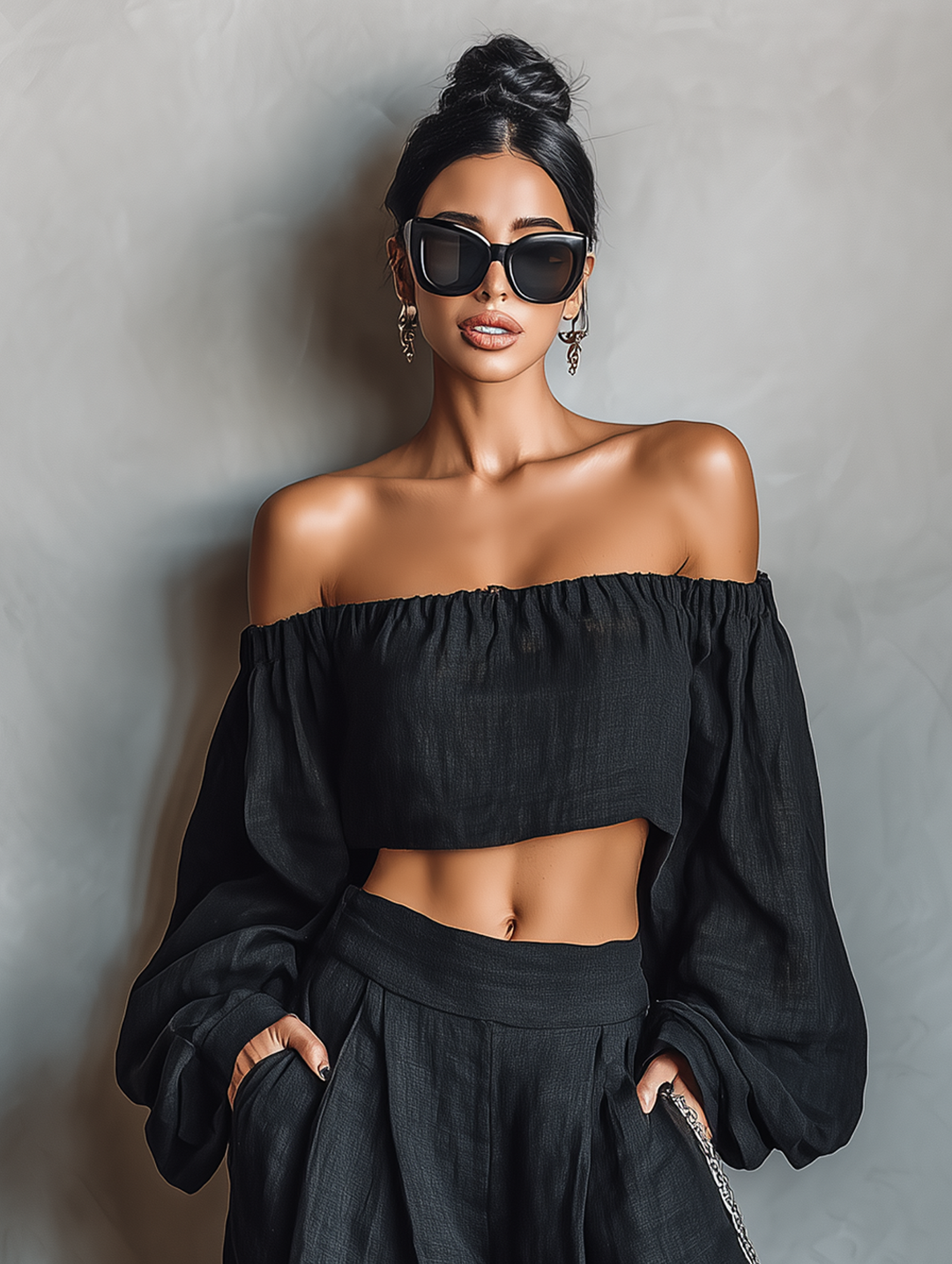 Abigail™ | Linen Strapless Set