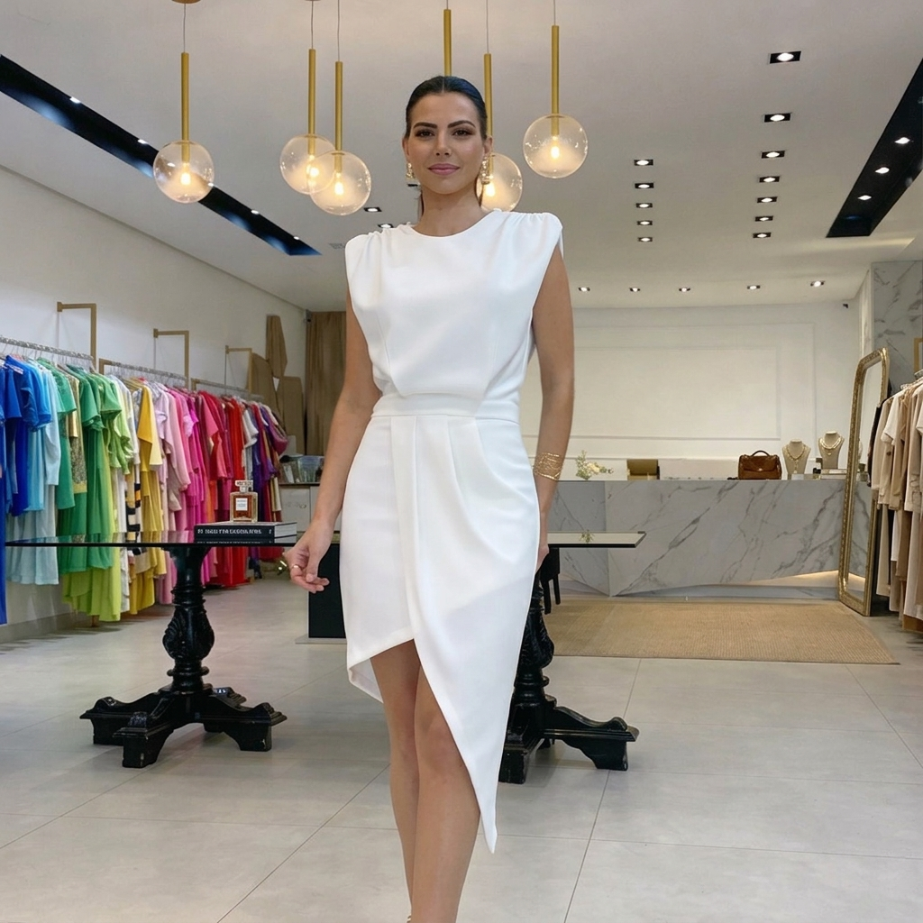 Kathy™ -  Asymmetric Dress