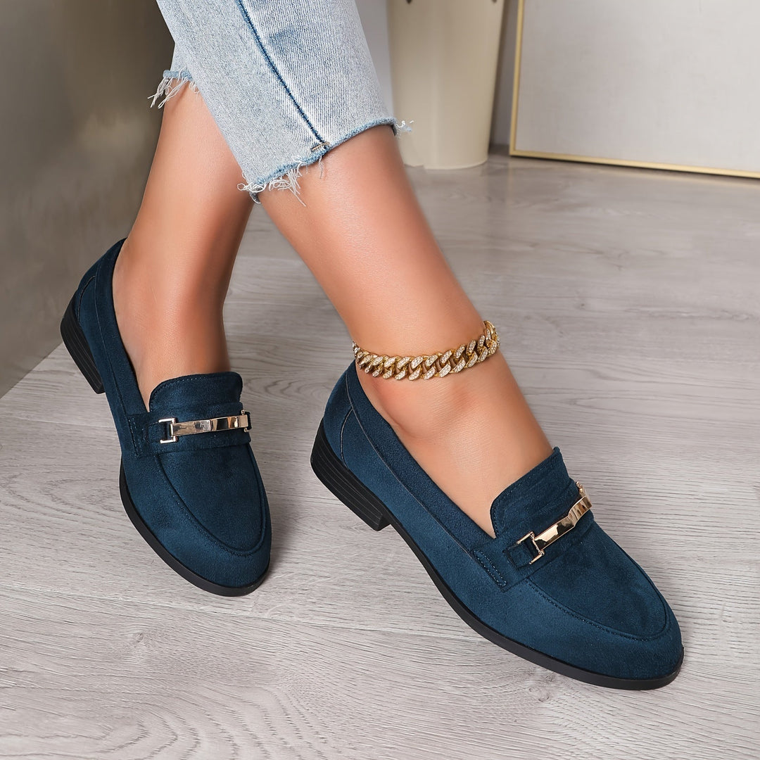 Isabelle – Round Toe Loafers for Ultimate Comfort