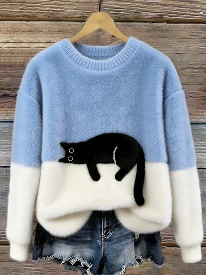 Margie – Cosy Cat Sweatershirt