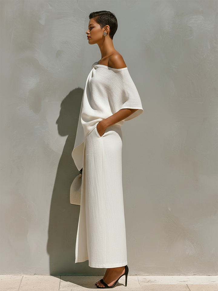 Celina™ | Elegant One-Shoulder Resort Set