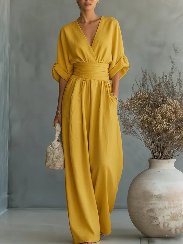 Charlotte™ | Elegant Wide-Leg Jumpsuit